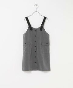 URBAN RESEARCH DOORS / アーバンリサーチ ドアーズ ワンピース | 配色釦ジャンスカ(KIDS)