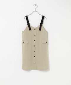 URBAN RESEARCH DOORS / アーバンリサーチ ドアーズ ワンピース | 配色釦ジャンスカ(KIDS)