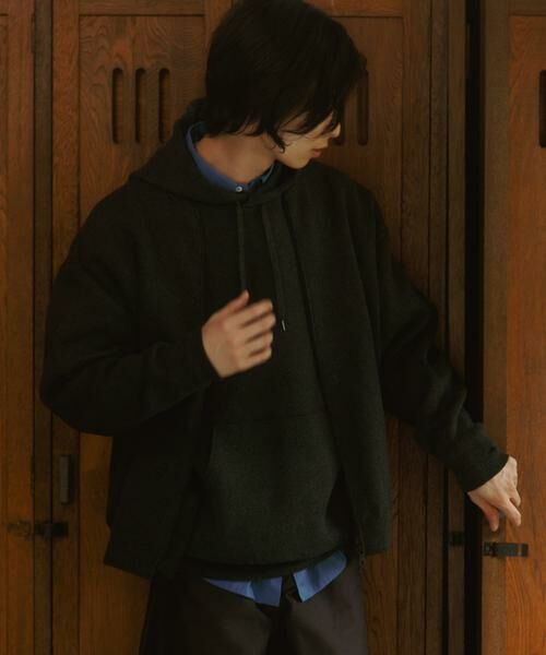 URBAN RESEARCH DOORS / アーバンリサーチ ドアーズ ブルゾン | CottonCashmere ZipBlouson | 詳細9