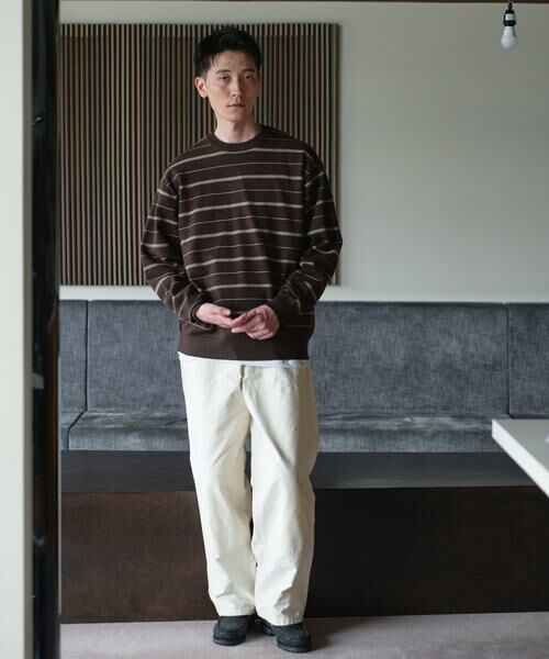 URBAN RESEARCH DOORS / アーバンリサーチ ドアーズ ニット・セーター | 『UR TECH』200日ニット クルーネック | 詳細7