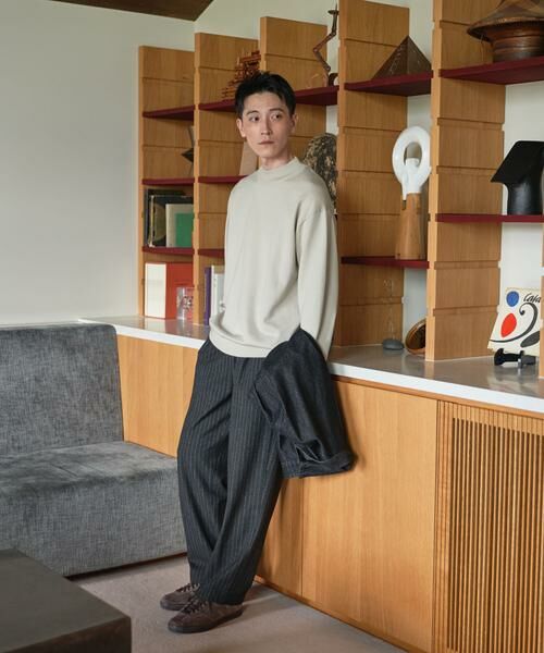 URBAN RESEARCH DOORS / アーバンリサーチ ドアーズ ニット・セーター | 『UR TECH』200日ニット モックネック | 詳細24