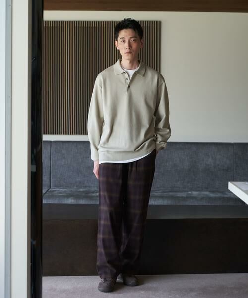 URBAN RESEARCH DOORS / アーバンリサーチ ドアーズ ニット・セーター | 『UR TECH』200日ニット ポロ | 詳細26