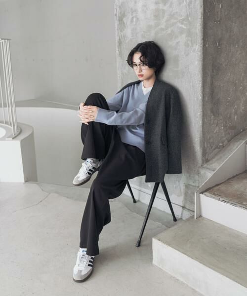 URBAN RESEARCH DOORS / アーバンリサーチ ドアーズ ニット・セーター | 『UR TECH 200日ニット』Vネックプルオーバー | 詳細6