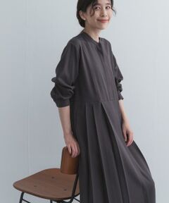 URBAN RESEARCH DOORS / アーバンリサーチ ドアーズ ワンピース | 『UR TECH』サイドプリーツ切替ワンピース