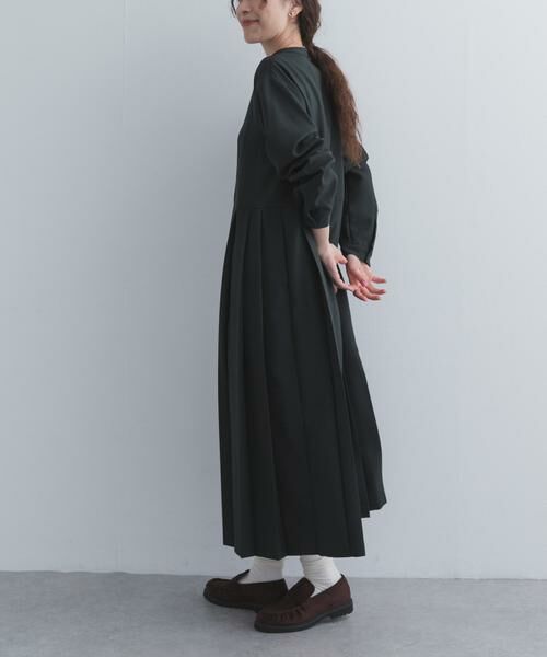 URBAN RESEARCH DOORS / アーバンリサーチ ドアーズ ワンピース | 『UR TECH』サイドプリーツ切替ワンピース | 詳細5