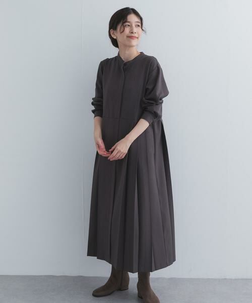 URBAN RESEARCH DOORS / アーバンリサーチ ドアーズ ワンピース | 『UR TECH』サイドプリーツ切替ワンピース | 詳細29
