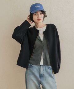 URBAN RESEARCH DOORS / アーバンリサーチ ドアーズ その他アウター | ウールリバーZIPノーカラーコート