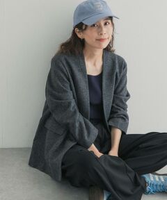 URBAN RESEARCH DOORS / アーバンリサーチ ドアーズ ノーカラージャケット | ツイードノーカラージャケット