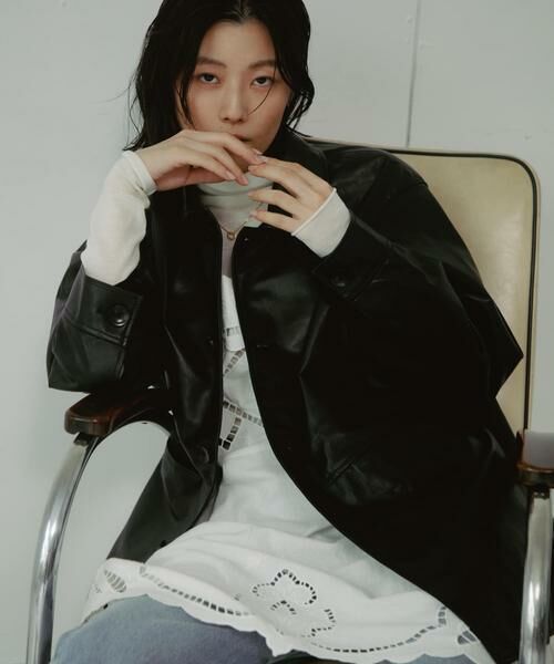 URBAN RESEARCH DOORS / アーバンリサーチ ドアーズ レザーブルゾン・ジャケット | Sheep Leather Jacket | 詳細1