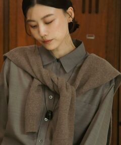 URBAN RESEARCH DOORS / アーバンリサーチ ドアーズ マフラー・ショール・スヌード・ストール | Wool Knit Shoulder Stole