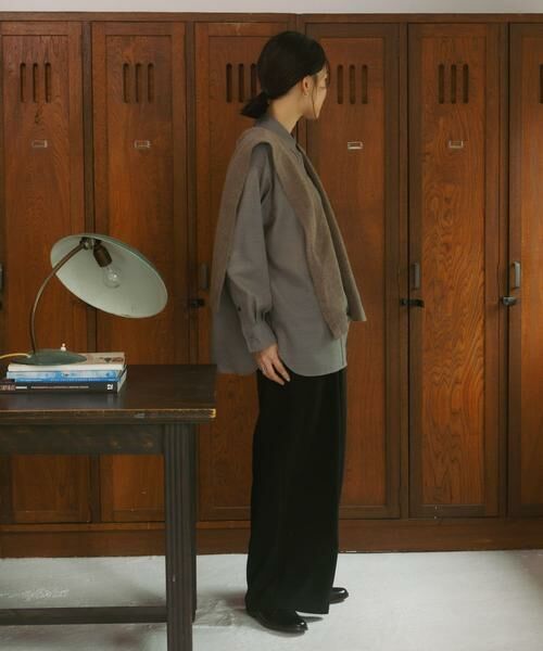 URBAN RESEARCH DOORS / アーバンリサーチ ドアーズ マフラー・ショール・スヌード・ストール | Wool Knit Shoulder Stole | 詳細4
