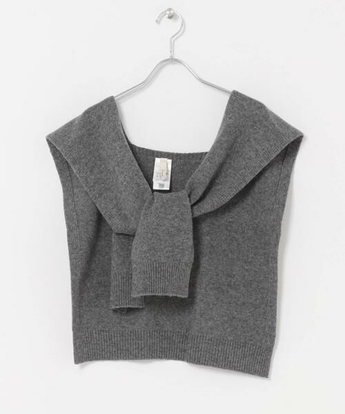 URBAN RESEARCH DOORS / アーバンリサーチ ドアーズ マフラー・ショール・スヌード・ストール | Wool Knit Shoulder Stole | 詳細13