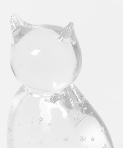 URBAN RESEARCH DOORS / アーバンリサーチ ドアーズ インテリア・インテリア雑貨 | DETAIL　GLASS OBJET CAT Clear | 詳細3