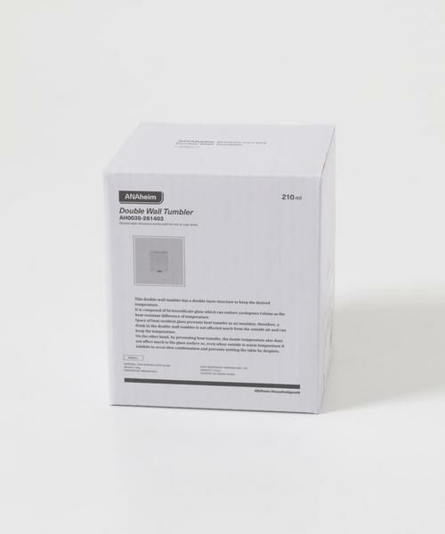 URBAN RESEARCH DOORS / アーバンリサーチ ドアーズ グラス・マグカップ | ANAheim　ダブルウォールタンブラー 210ml | 詳細5