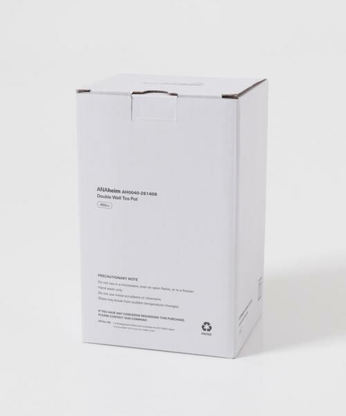 URBAN RESEARCH DOORS / アーバンリサーチ ドアーズ キッチンツール | ANAheim　ダブルウォールティーポット 450ml | 詳細7