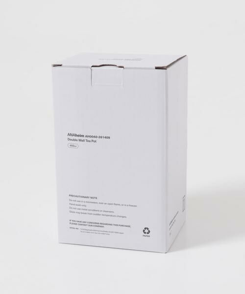 URBAN RESEARCH DOORS / アーバンリサーチ ドアーズ キッチンツール | ANAheim　ダブルウォールティーポット 450ml | 詳細7