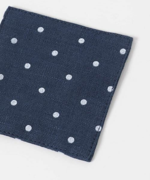 URBAN RESEARCH DOORS / アーバンリサーチ ドアーズ キッチンツール | fog linen work　リネン コースター ネイビードット | 詳細2