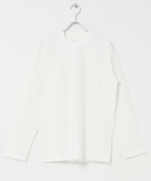 URBAN RESEARCH DOORS / アーバンリサーチ ドアーズ トップス | LIFE STYLE TAILOR　ポンチ長袖ドレスTシャツ（ホワイト）