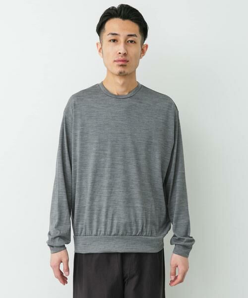URBAN RESEARCH DOORS / アーバンリサーチ ドアーズ Tシャツ | marka　CREW NECK LONG-SLEEVE T-SHIRTS | 詳細5