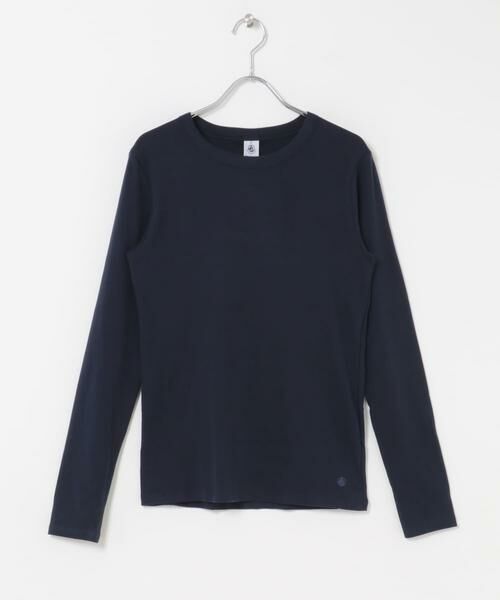 URBAN RESEARCH DOORS / アーバンリサーチ ドアーズ Tシャツ | PETIT BATEAU　クルーネック長袖Tシャツ（ネイビー）