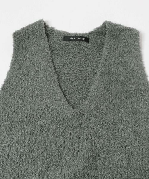 URBAN RESEARCH DOORS / アーバンリサーチ ドアーズ ニット・セーター | mizuiro ind　HAIRY YARN V NECK PULLOVER | 詳細8