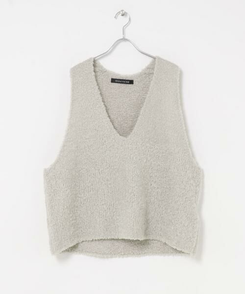 URBAN RESEARCH DOORS / アーバンリサーチ ドアーズ ニット・セーター | mizuiro ind　HAIRY YARN V NECK PULLOVER | 詳細9