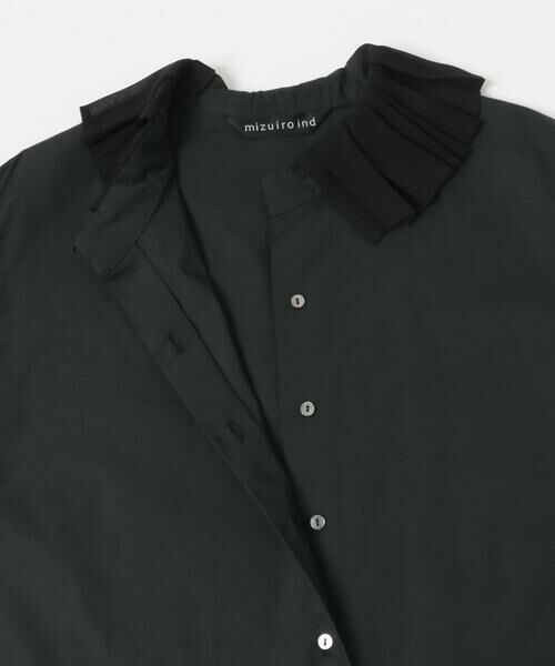 URBAN RESEARCH DOORS / アーバンリサーチ ドアーズ シャツ・ブラウス | mizuiro ind　PLEATS COLLAR SHIRTS | 詳細4