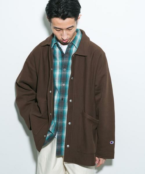 URBAN RESEARCH DOORS / アーバンリサーチ ドアーズ その他アウター | 『別注』Champion×DOORS SWEAT COVERALL JACKET | 詳細5