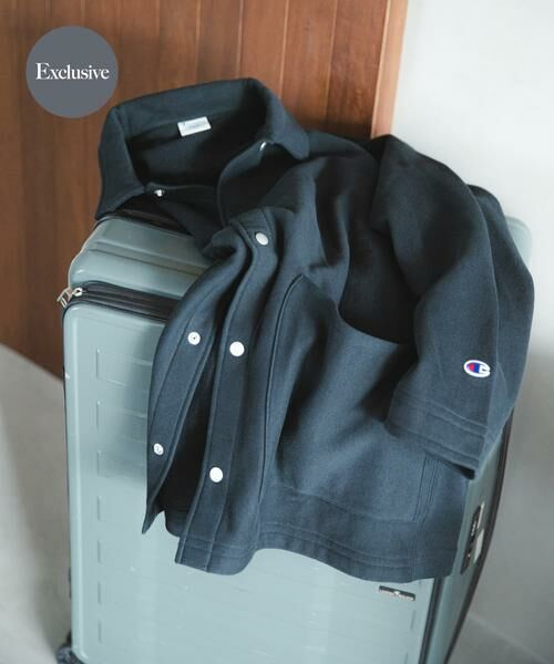 URBAN RESEARCH DOORS / アーバンリサーチ ドアーズ その他アウター | 『別注』Champion×DOORS SWEAT COVERALL JACKET(ブラック)