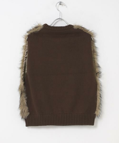 URBAN RESEARCH DOORS / アーバンリサーチ ドアーズ ベスト | LAYAS　FUR VEST | 詳細4
