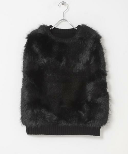 URBAN RESEARCH DOORS / アーバンリサーチ ドアーズ ベスト | LAYAS　FUR VEST（ブラック）