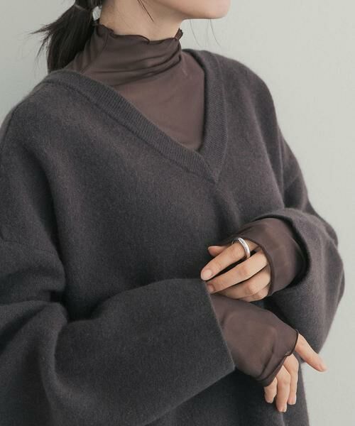 URBAN RESEARCH DOORS / アーバンリサーチ ドアーズ Tシャツ | ハイネックチュールインナー | 詳細3