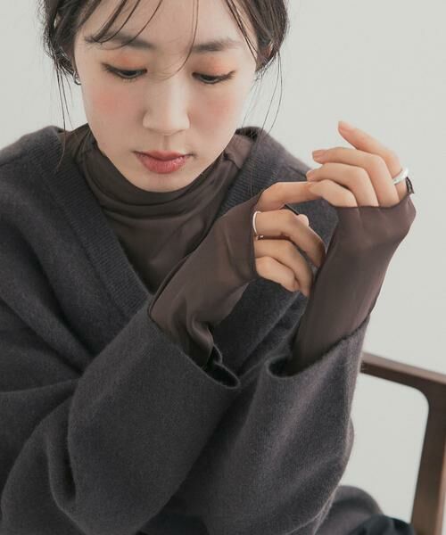 URBAN RESEARCH DOORS / アーバンリサーチ ドアーズ Tシャツ | ハイネックチュールインナー | 詳細5