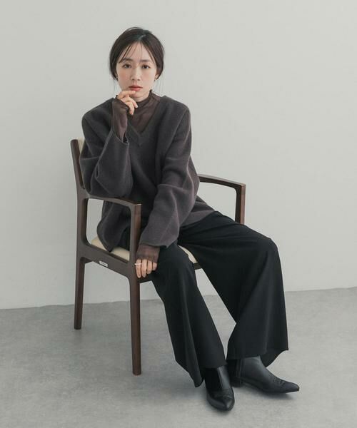 URBAN RESEARCH DOORS / アーバンリサーチ ドアーズ Tシャツ | ハイネックチュールインナー | 詳細7