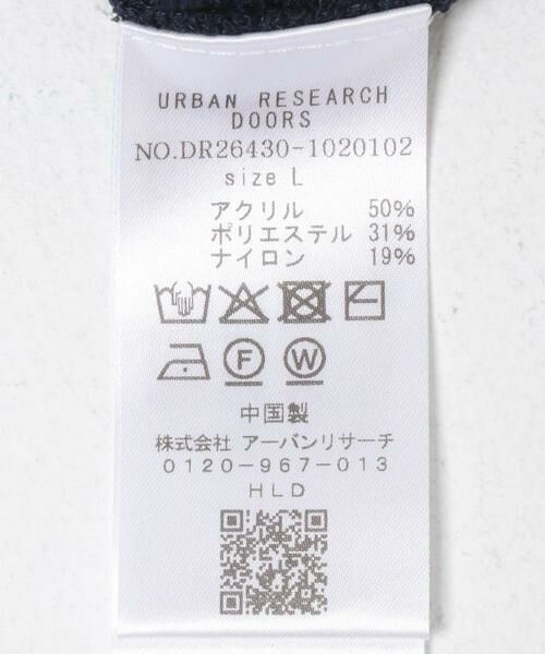 URBAN RESEARCH DOORS / アーバンリサーチ ドアーズ ニット・セーター | ミニブークレ ニットポロ | 詳細9