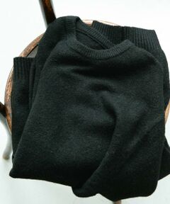 『WEB限定』ウール混もちもちルーズニット
