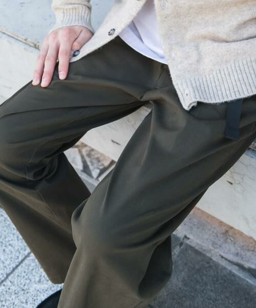 URBAN RESEARCH DOORS / アーバンリサーチ ドアーズ その他パンツ | 『WEB限定』ウェビングベルトチノパンツ | 詳細5