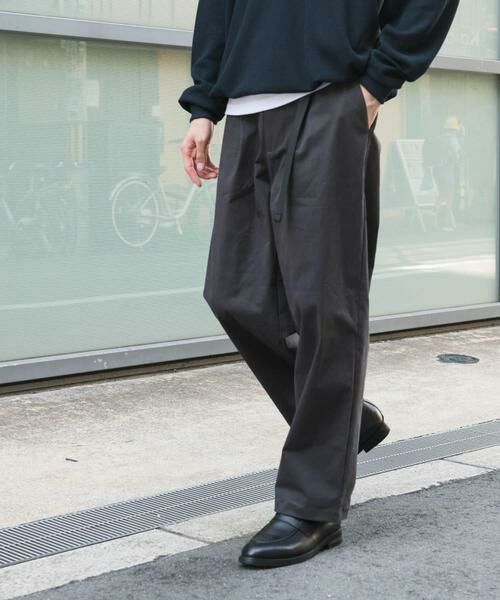 URBAN RESEARCH DOORS / アーバンリサーチ ドアーズ その他パンツ | 『WEB限定』ウェビングベルトチノパンツ | 詳細30