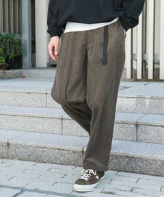 URBAN RESEARCH DOORS / アーバンリサーチ ドアーズ その他パンツ | 『WEB限定』ウェビングベルトコーデュロイトラウザー