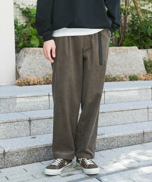 URBAN RESEARCH DOORS / アーバンリサーチ ドアーズ その他パンツ | 『WEB限定』ウェビングベルトコーデュロイトラウザー | 詳細11