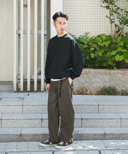 URBAN RESEARCH DOORS / アーバンリサーチ ドアーズ その他パンツ | 『WEB限定』ウェビングベルトコーデュロイトラウザー | 詳細16