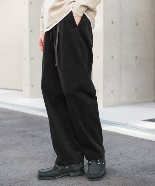 URBAN RESEARCH DOORS / アーバンリサーチ ドアーズ その他パンツ | 『WEB限定』ウェビングベルトコーデュロイトラウザー | 詳細25