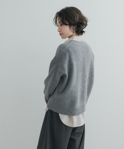 URBAN RESEARCH DOORS / アーバンリサーチ ドアーズ ニット・セーター | AQUAウールカシミヤVネックカーディガン | 詳細17