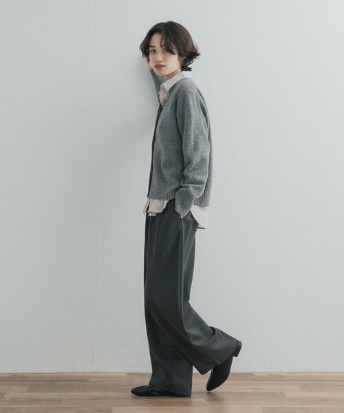 URBAN RESEARCH DOORS / アーバンリサーチ ドアーズ ニット・セーター | AQUAウールカシミヤVネックカーディガン | 詳細21