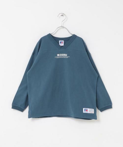 URBAN RESEARCH DOORS / アーバンリサーチ ドアーズ トップス | 『150サイズあり』『別注』Russell Athletic×DOORS　フットボールロングスリーブTシャツ(KIDS) | 詳細10