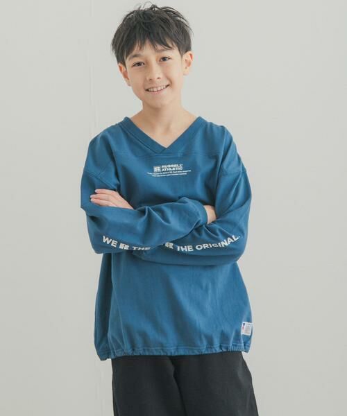 URBAN RESEARCH DOORS / アーバンリサーチ ドアーズ トップス | 『150サイズあり』『別注』Russell Athletic×DOORS　フットボールロングスリーブTシャツ(KIDS) | 詳細5