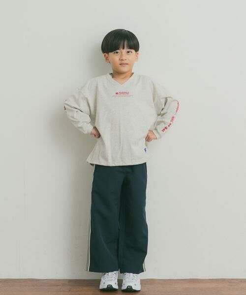 URBAN RESEARCH DOORS / アーバンリサーチ ドアーズ トップス | 『150サイズあり』『別注』Russell Athletic×DOORS　フットボールロングスリーブTシャツ(KIDS) | 詳細29