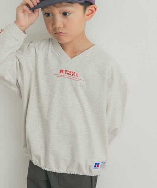 URBAN RESEARCH DOORS / アーバンリサーチ ドアーズ トップス | 『150サイズあり』『別注』Russell Athletic×DOORS　フットボールロングスリーブTシャツ(KIDS) | 詳細19
