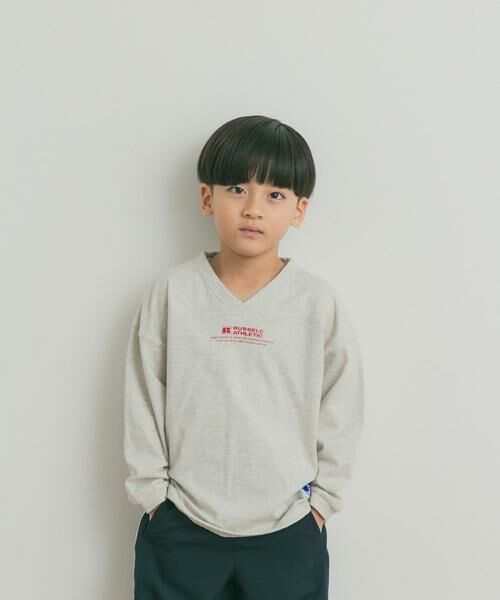 URBAN RESEARCH DOORS / アーバンリサーチ ドアーズ トップス | 『150サイズあり』『別注』Russell Athletic×DOORS　フットボールロングスリーブTシャツ(KIDS) | 詳細24