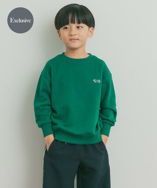 URBAN RESEARCH DOORS / アーバンリサーチ ドアーズ トップス | 『親子リンク』『別注』PENNEYS×DOORS　THE FOX 裏毛クルーネックスウェット(KIDS)（グリーン）